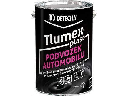 Tlumex Plast antikorozní barva na auto a podvozek, černá, 4 kg