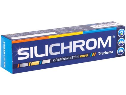 Druchema Silichrom pasta na čištění a leštění kovů a chromu, 90 g