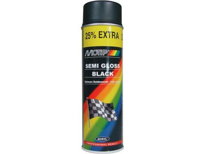 Motip 04001 sprej, univerzální autobarva, černá pololesk, 500 ml
