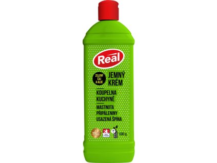 Real jemný Zelený čaj & Aloe univerzální čisticí prostředek, 600 g