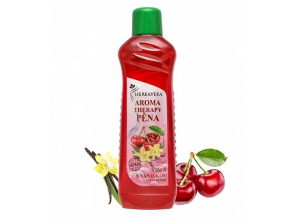 Herbavera Aromatherapy višeň s vanilkou pěna do koupele, 1000 ml