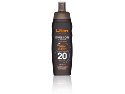 Union Cosmetic Lilien Sun Active opalovací emulze OF 20 200 ml
