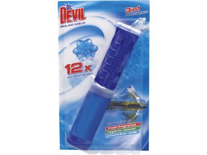 Dr. Devil 3v1 Point Block WC blok v tubě Polar Aqua, 75 ml