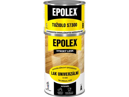 Epolex s1300 lesk dvousložkový lak na dřevo + tužidlo, 840 g