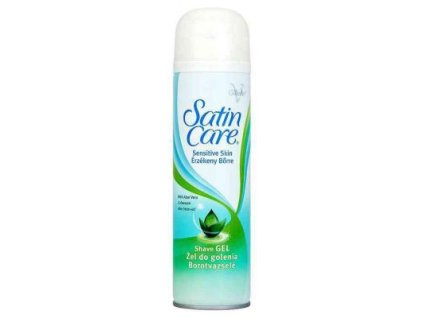 Gillette gel na holení 200 ml Satin Care Sensitive Aloe Vera