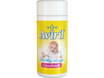 Alpa Aviril dětský zásyp s azulenem, 100 g