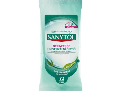 Sanytol Dezinfekce jednorázové čistící utěrky s vůní eukalyptu, 24 ks