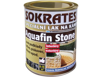 Sokrates Aquafin Stone polomat lak pro sávé podklady, 700 g