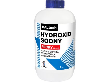 BALtech hydroxid sodný k čištění odpadů, pecky, 1 kg