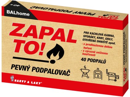 Zapal To, pevný podpalovač, 40 podpalů