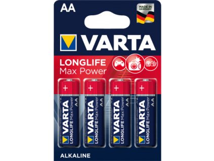 Varta Max Tech alkalické AA baterie, balení 4 ks