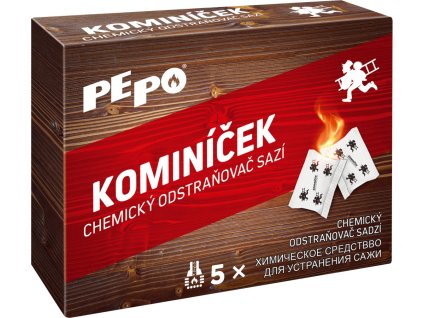 PE-PO Kominíček chemický odstraňovač sazí, 5× 14 g