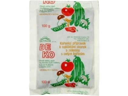 Benkor Deko přírodní nálev na okurky a zeleninu, 100 g