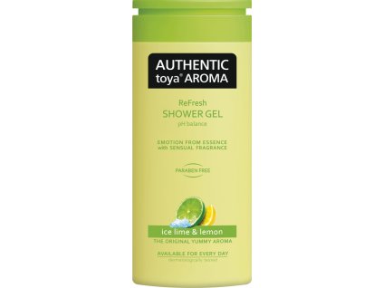 Authentic Toya Aroma Ice Lime & Lemon sprchový gel, 400 ml