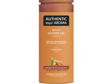 Authentic Toya Aroma Ginger & Lemongrass sprchový gel, 400 ml