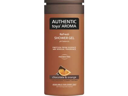 Authentic Toya Aroma Chocolate & Orange sprchový gel, 400 ml