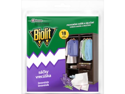 Biolit sáčky proti molům s vůní levandule, 18 ks