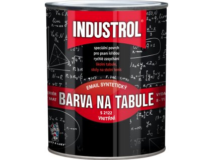 Industrol S2122 barva na školní tabule, 0199 černá, 600 ml