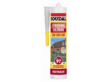 SOUDAL stavební silikon 300ml transparentní