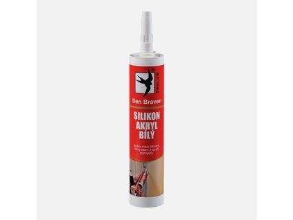 Silikon akryl 280 ml kartuše bílá