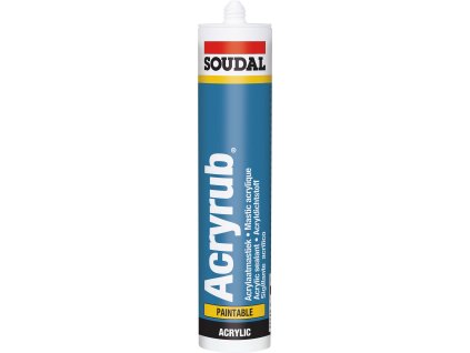 Acryrub tmel 600 ml bílý (soudal)