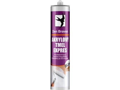 D.BRAVEN AKRYLOVÝ TMEL EXPRES BÍLÝ 280 ML
