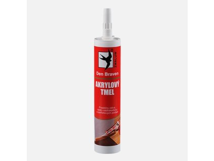 Akrylový tmel 280 ml kartuše černá