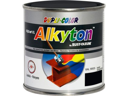 Dupli-Color Alkyton Lesk, samozákladová barva na rez, Ral 9005 černá, 250 ml