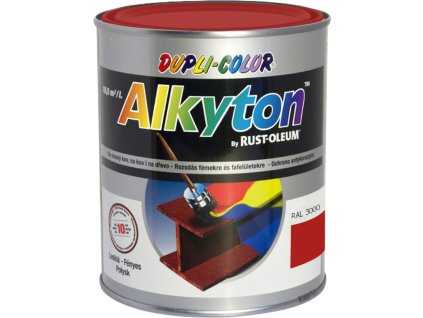 Dupli-Color Alkyton Lesk, samozákladová barva na rez, Ral 3000 ohnivě červená, 750 ml