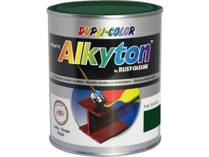Dupli-Color Alkyton Lesk, samozákladová barva na rez, Ral 6005 mechová zelená, 750 ml