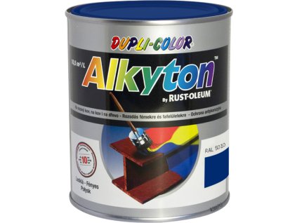 Dupli-Color Alkyton Lesk, samozákladová barva na rez, Ral 5010 enziánová modrá, 750 ml