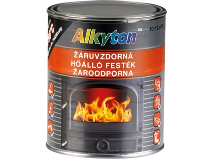 Dupli-Color Alkyton žáruvzdorná barva do 750 °C, černá, 250 ml