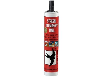 Střešní bitumenový tmel 310 ml kartuše černá