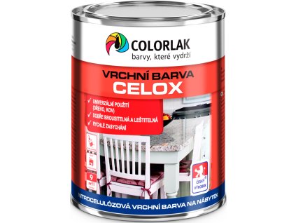 Colorlak Celox C2001 vrchní barva na dřevěný a kovový nábytek, 1000 bílá, 750 ml