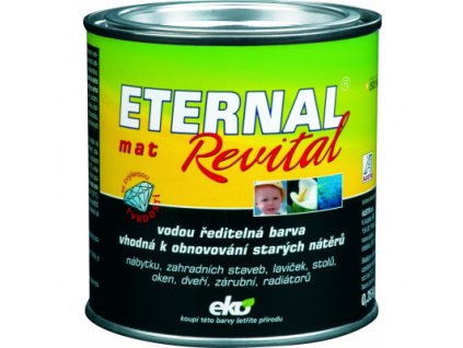 Eternal mat Revital barva k obnovování starých nátěrů, 207 červenohnědá, 350 g