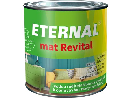 Eternal mat Revital barva k obnovování starých nátěrů, 213 černá, 350 g