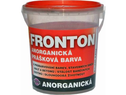Fronton prášková barva do stavebních směsí malt a betonů, 0281 tmavě hnědá, 800 g