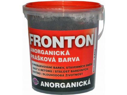 Fronton prášková barva do stavebních směsí malt a betonů, 0199 černá, 800 g