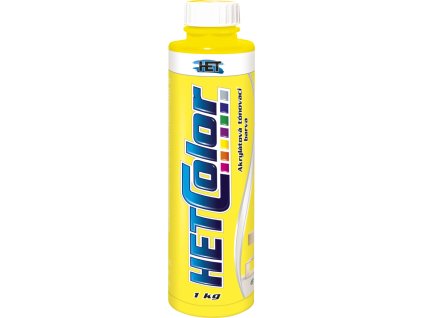 Het Hetcolor malířská tónovací barva, 0610 žlutá, 1 kg