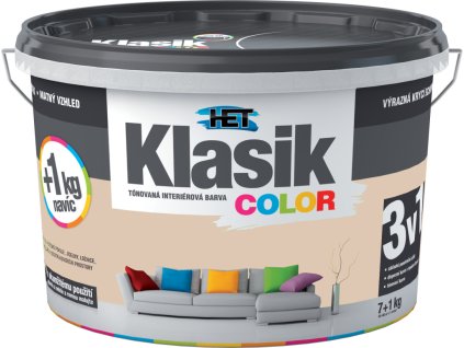 Het Klasic Color malířská barva, 0217 béžová, 7+1 kg
