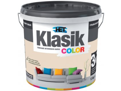 Het Klasic Color malířská barva, 0217 béžová, 1,5 kg