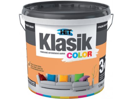 Het Klasic Color malířská barva, 0747 pastelová oranžová, 1,5 kg