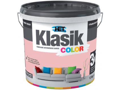 Het Klasic Color malířská barva, 0828 lososová, 1,5 kg
