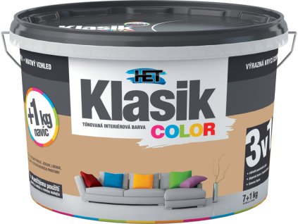 Het Klasic Color malířská barva, 0267 světle hnědá, 7+1 kg