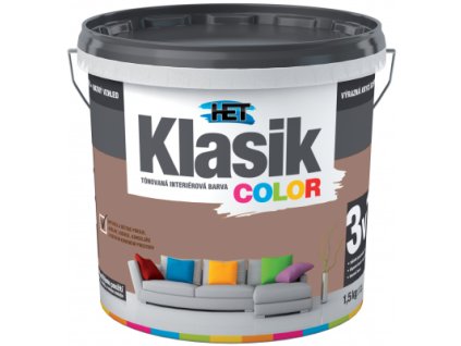 Het Klasic Color malířská barva, 0277 hnědá, 1,5 kg