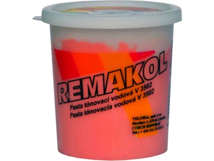 Remakol V3502 malířská tónovací barva, 0833 červená, 250 g