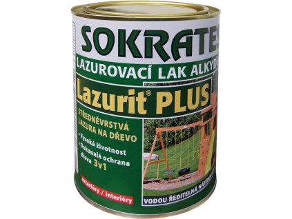 Sokrates Lazurit Plus středněvrstvá lazura na dřevo, bezbarvá, 2 kg