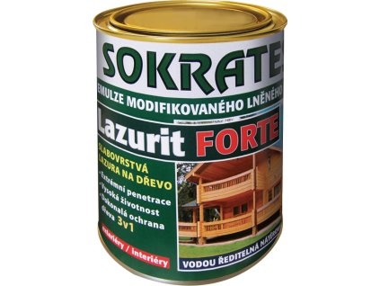 Sokrates Lazurit Forte lazura na dřevo, čirá báze, 2 kg
