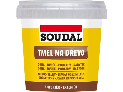 Soudal tmel na dřevo, bílý, 250 g
