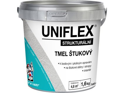 Uniflex štukový akrylový tmel, 1,6 kg